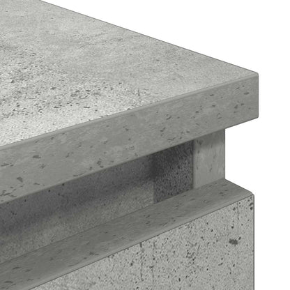 vidaXL TV Cabinet Concrete Grey 100x35x54 cm Engineered Wood