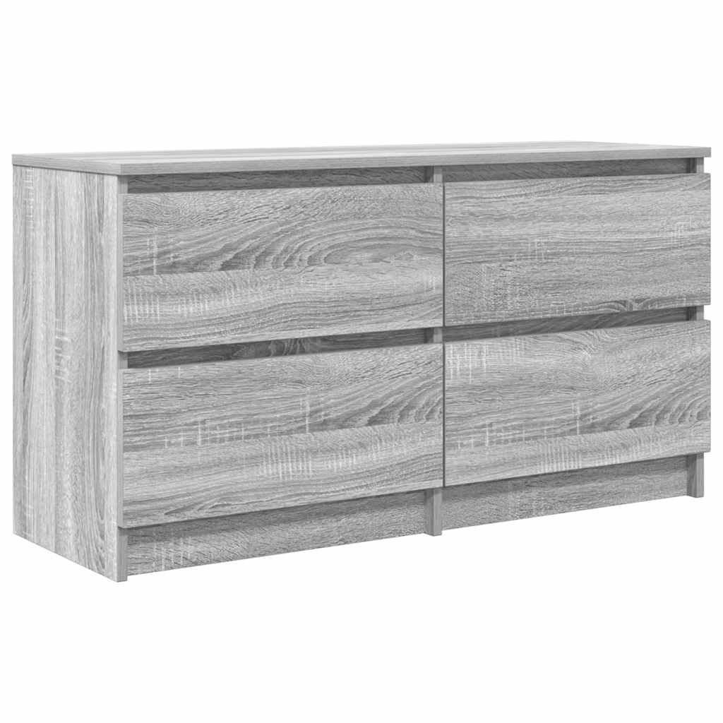 vidaXL TV Cabinet Grey Sonoma 100x35x54 cm Engineered Wood