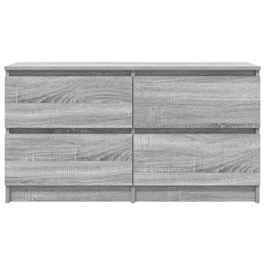 vidaXL TV Cabinet Grey Sonoma 100x35x54 cm Engineered Wood