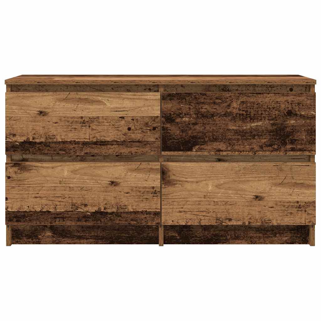 vidaXL TV Cabinet Old Wood 100x35x54 cm Engineered Wood