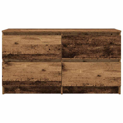 vidaXL TV Cabinet Old Wood 100x35x54 cm Engineered Wood