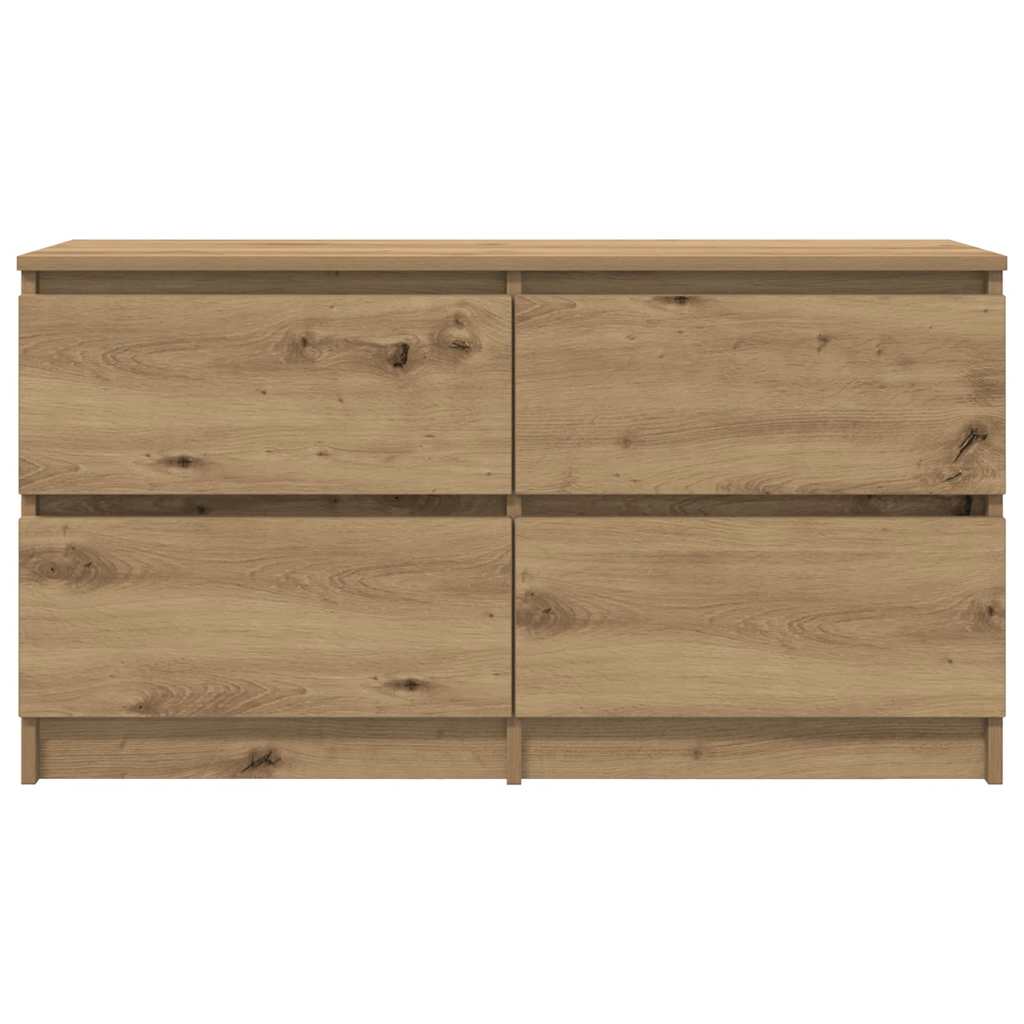 vidaXL TV Cabinet Artisan Oak 100x35x54 cm Engineered Wood