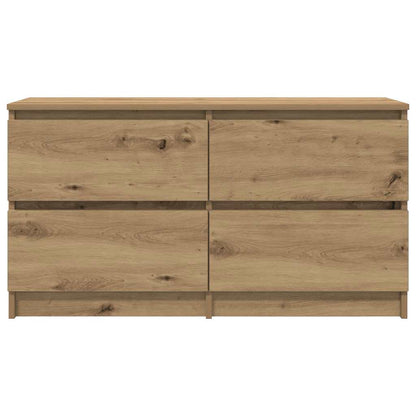 vidaXL TV Cabinet Artisan Oak 100x35x54 cm Engineered Wood