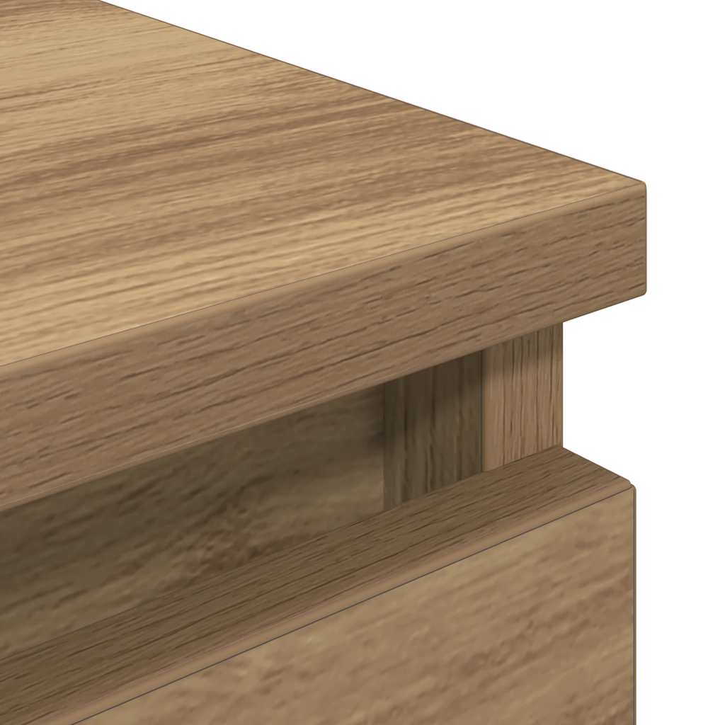 vidaXL TV Cabinet Artisan Oak 100x35x54 cm Engineered Wood