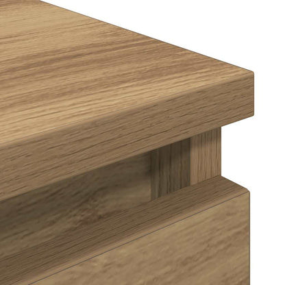 vidaXL TV Cabinet Artisan Oak 100x35x54 cm Engineered Wood
