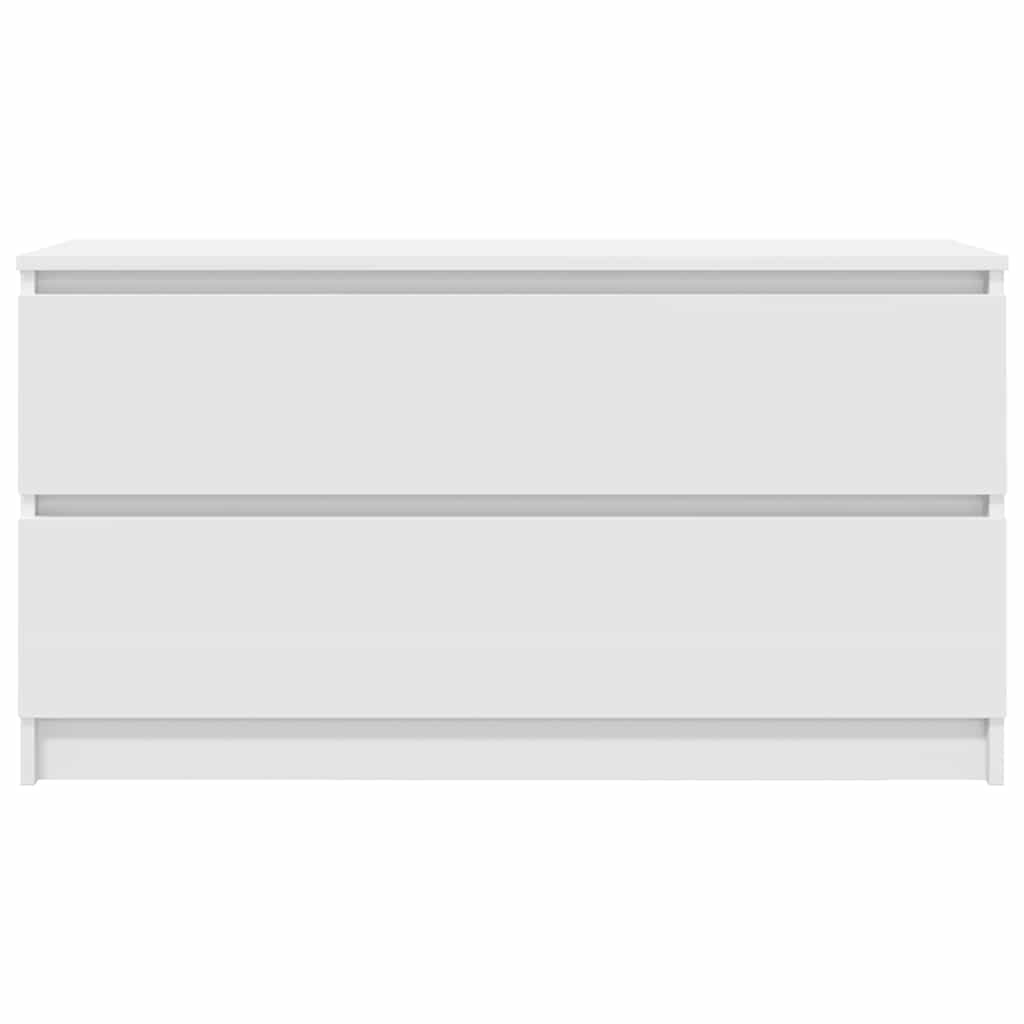 vidaXL TV Cabinet White 100x35x54 cm Engineered Wood