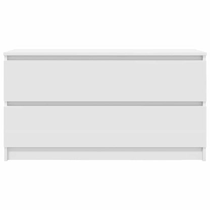 vidaXL TV Cabinet White 100x35x54 cm Engineered Wood
