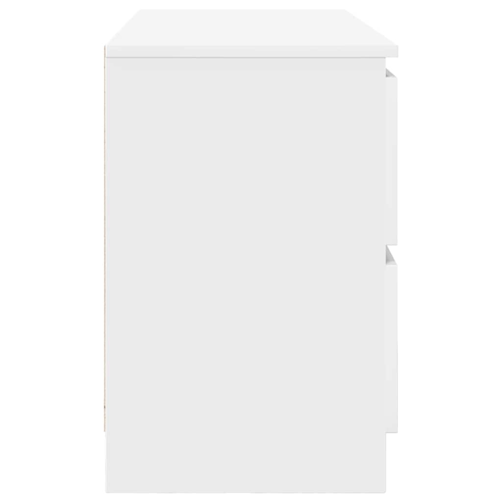 vidaXL TV Cabinet White 100x35x54 cm Engineered Wood