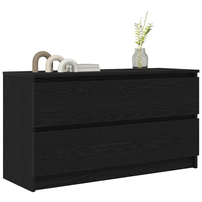 vidaXL TV Cabinet Black 100x35x54 cm Engineered Wood