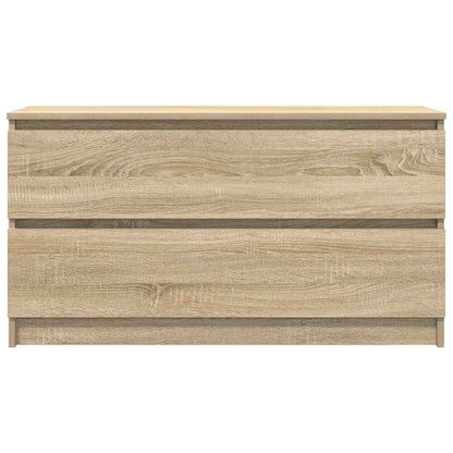 vidaXL TV Cabinet Sonoma Oak 100x35x54 cm Engineered Wood
