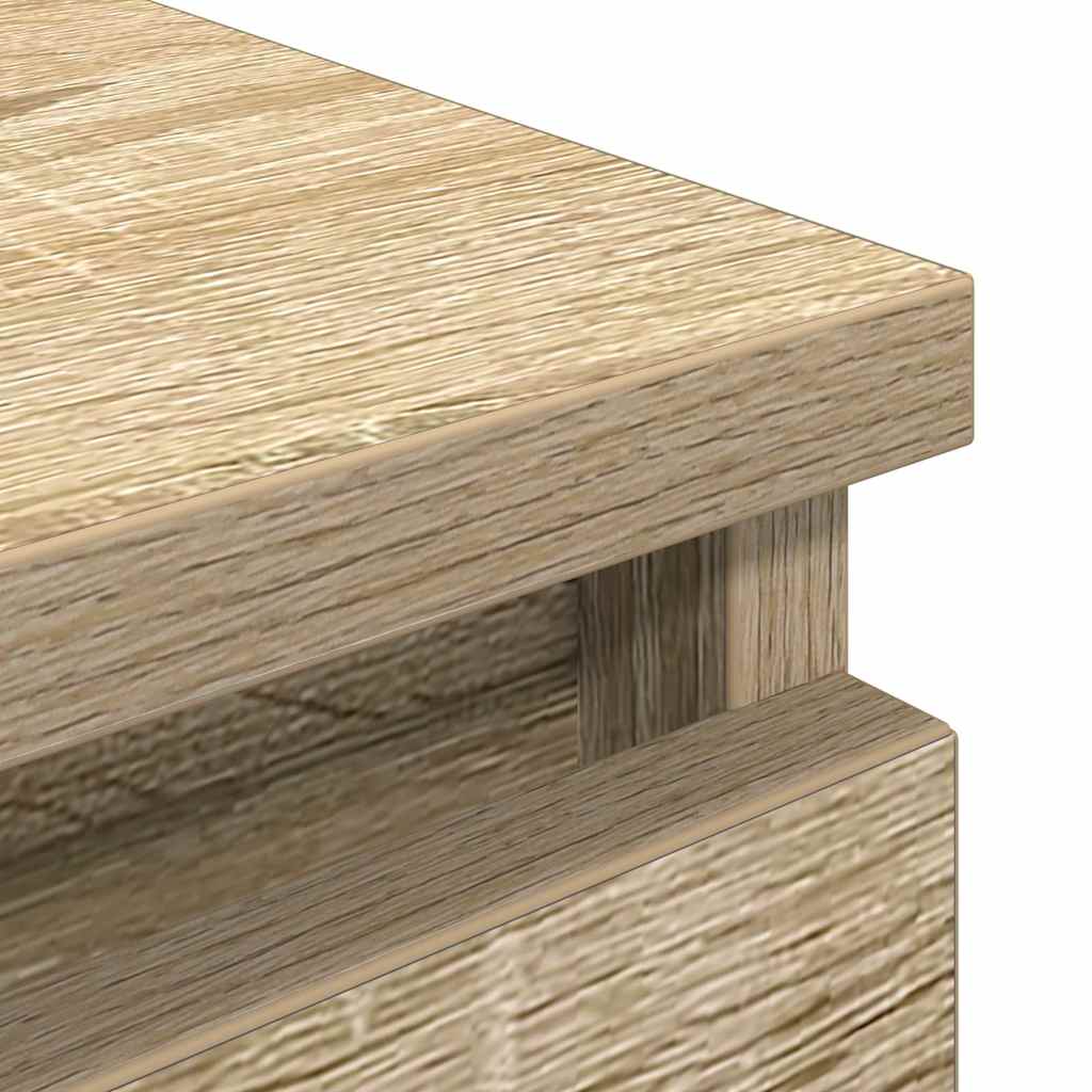 vidaXL TV Cabinet Sonoma Oak 100x35x54 cm Engineered Wood