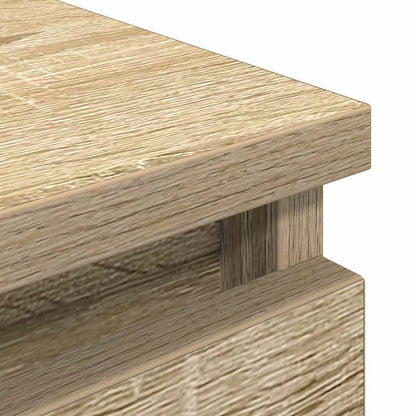 vidaXL TV Cabinet Sonoma Oak 100x35x54 cm Engineered Wood