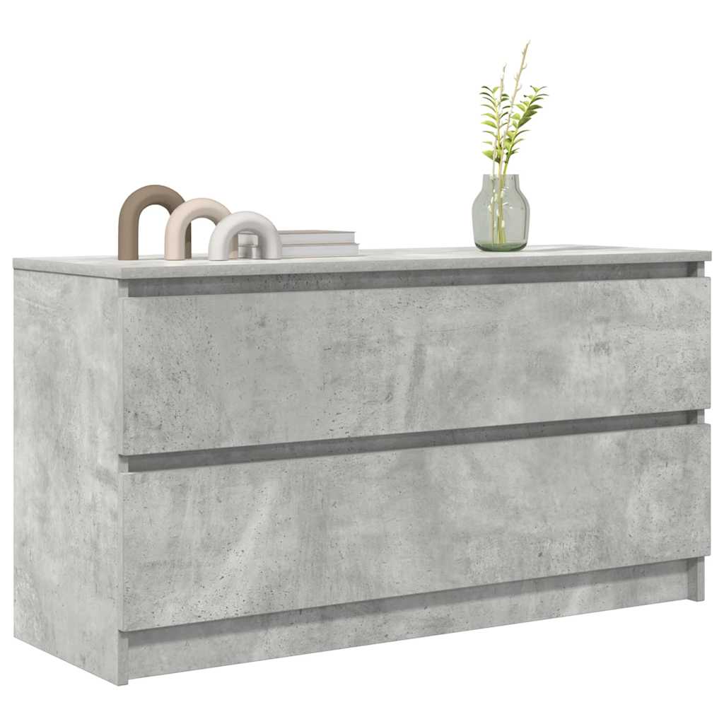 vidaXL TV Cabinet Concrete Grey 100x35x54 cm Engineered Wood