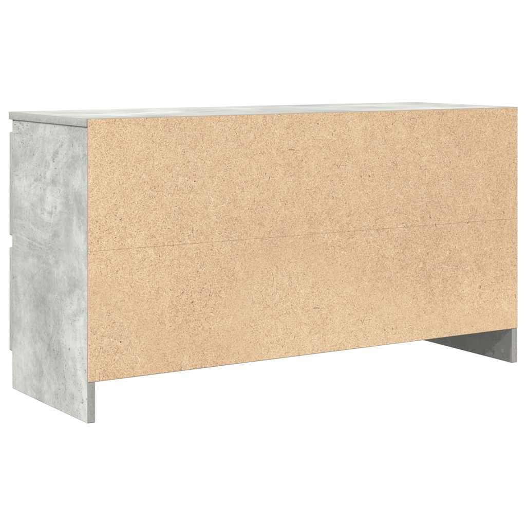 vidaXL TV Cabinet Concrete Grey 100x35x54 cm Engineered Wood