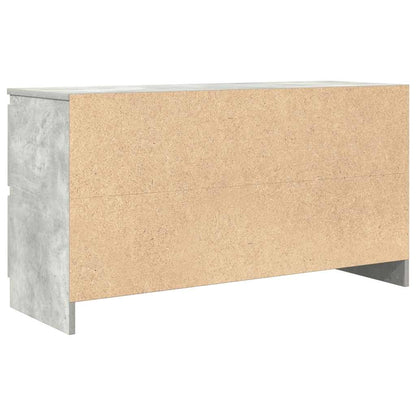 vidaXL TV Cabinet Concrete Grey 100x35x54 cm Engineered Wood