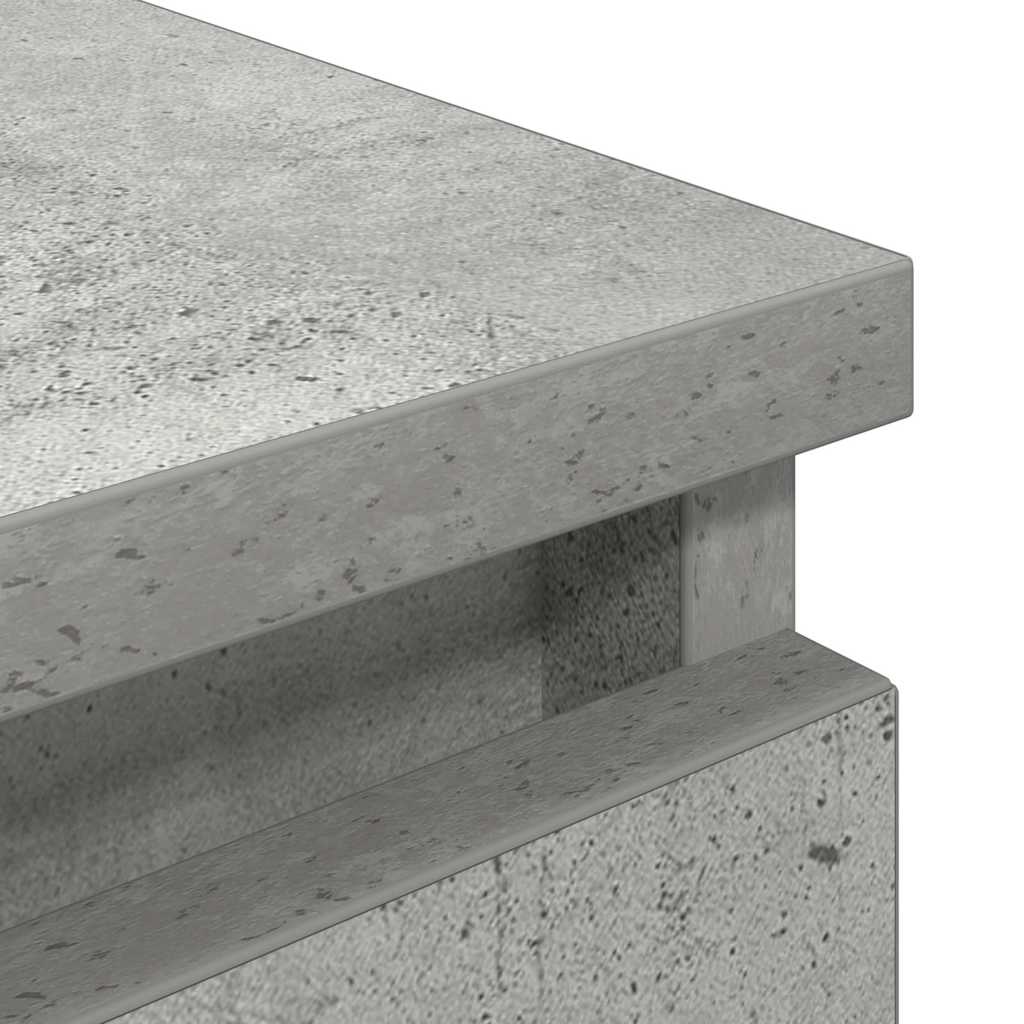 vidaXL TV Cabinet Concrete Grey 100x35x54 cm Engineered Wood