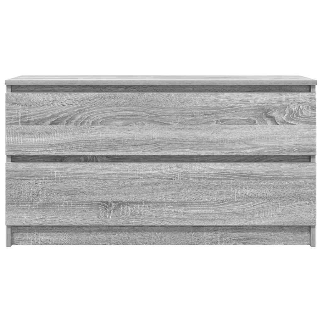 vidaXL TV Cabinet Grey Sonoma 100x35x54 cm Engineered Wood