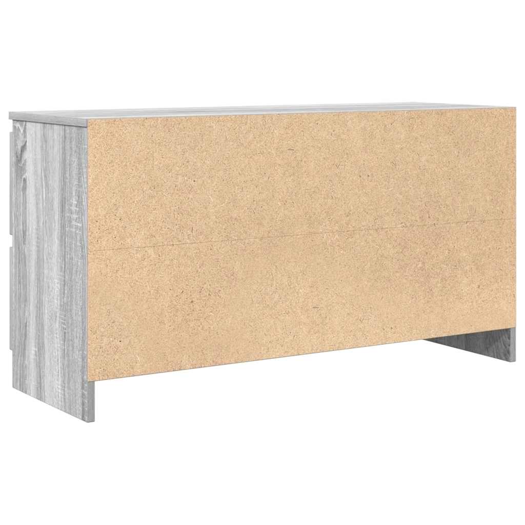 vidaXL TV Cabinet Grey Sonoma 100x35x54 cm Engineered Wood