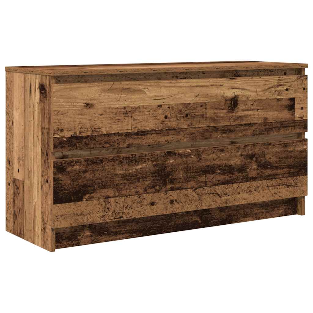 vidaXL TV Cabinet Old Wood 100x35x54 cm Engineered Wood