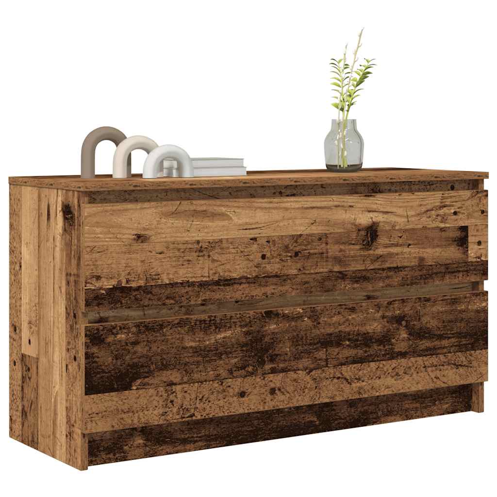vidaXL TV Cabinet Old Wood 100x35x54 cm Engineered Wood