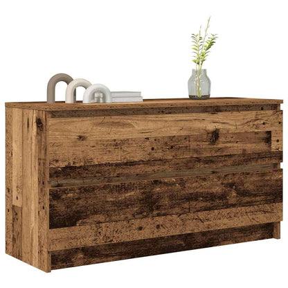 vidaXL TV Cabinet Old Wood 100x35x54 cm Engineered Wood