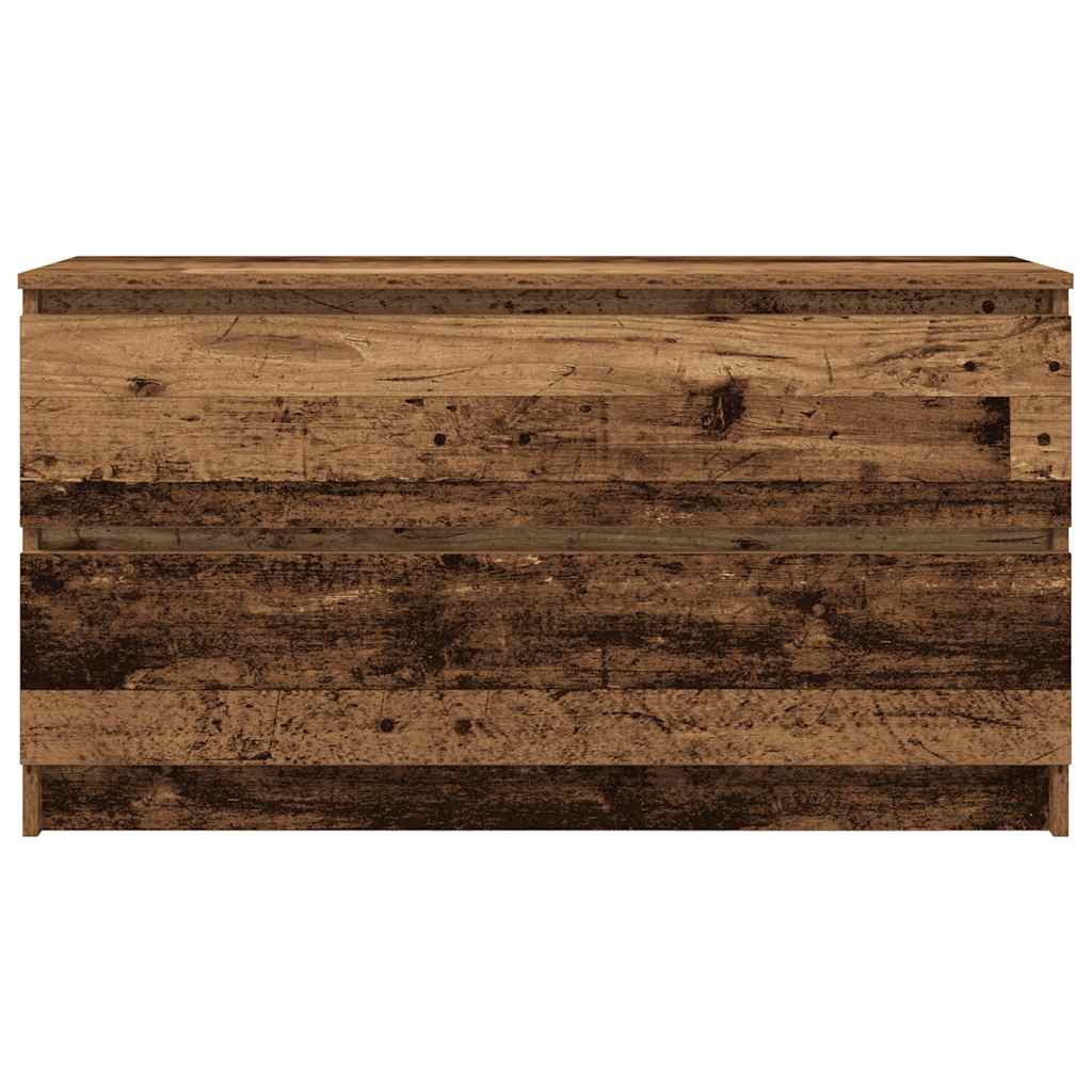 vidaXL TV Cabinet Old Wood 100x35x54 cm Engineered Wood