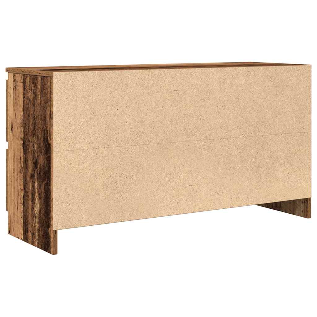 vidaXL TV Cabinet Old Wood 100x35x54 cm Engineered Wood