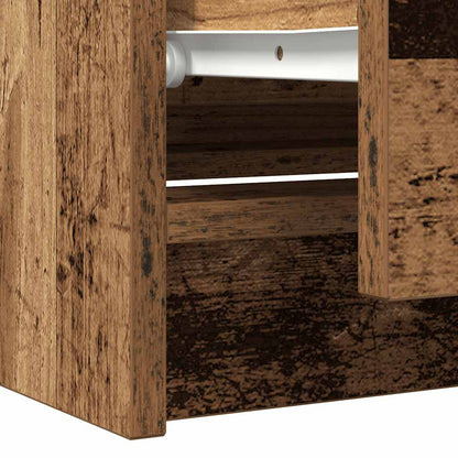 vidaXL TV Cabinet Old Wood 100x35x54 cm Engineered Wood