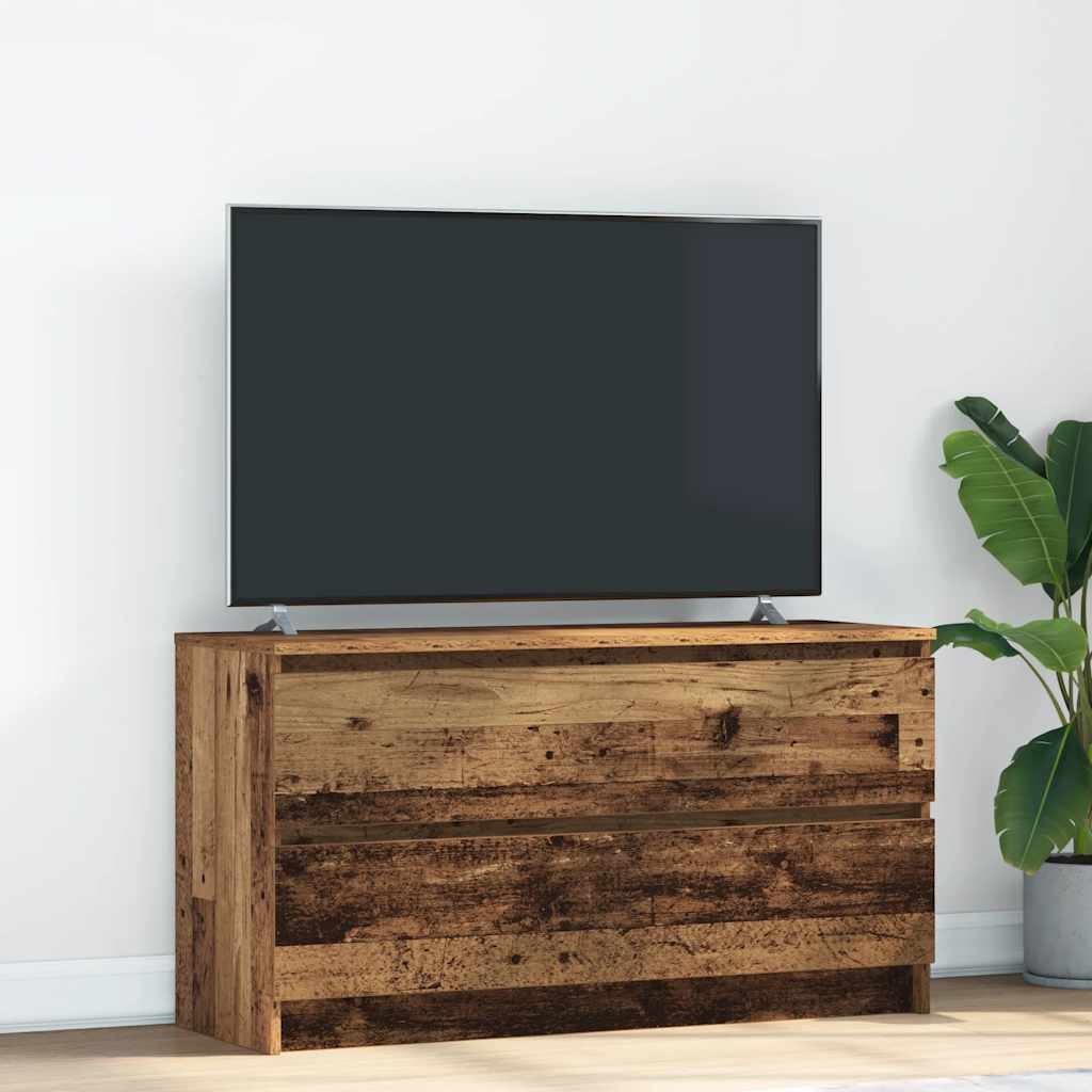vidaXL TV Cabinet Old Wood 100x35x54 cm Engineered Wood