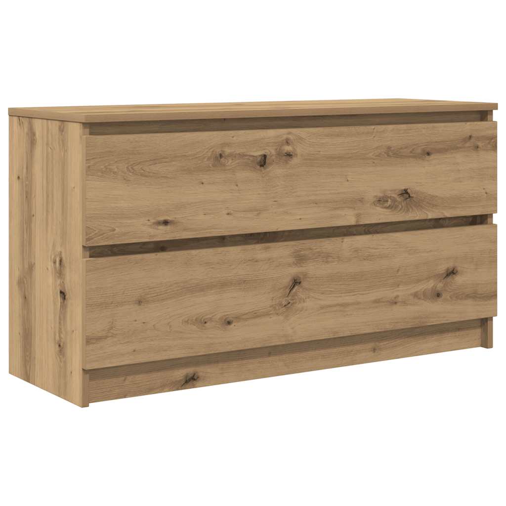 vidaXL TV Cabinet Artisan Oak 100x35x54 cm Engineered Wood