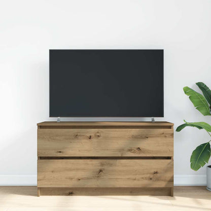 vidaXL TV Cabinet Artisan Oak 100x35x54 cm Engineered Wood