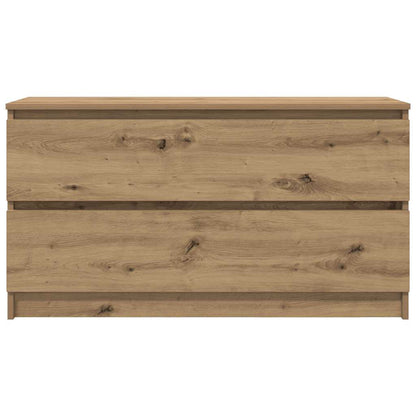 vidaXL TV Cabinet Artisan Oak 100x35x54 cm Engineered Wood