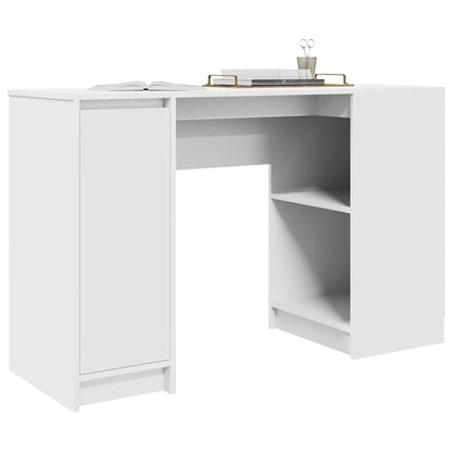 vidaXL Desk White 120x42x76 cm Engineered Wood