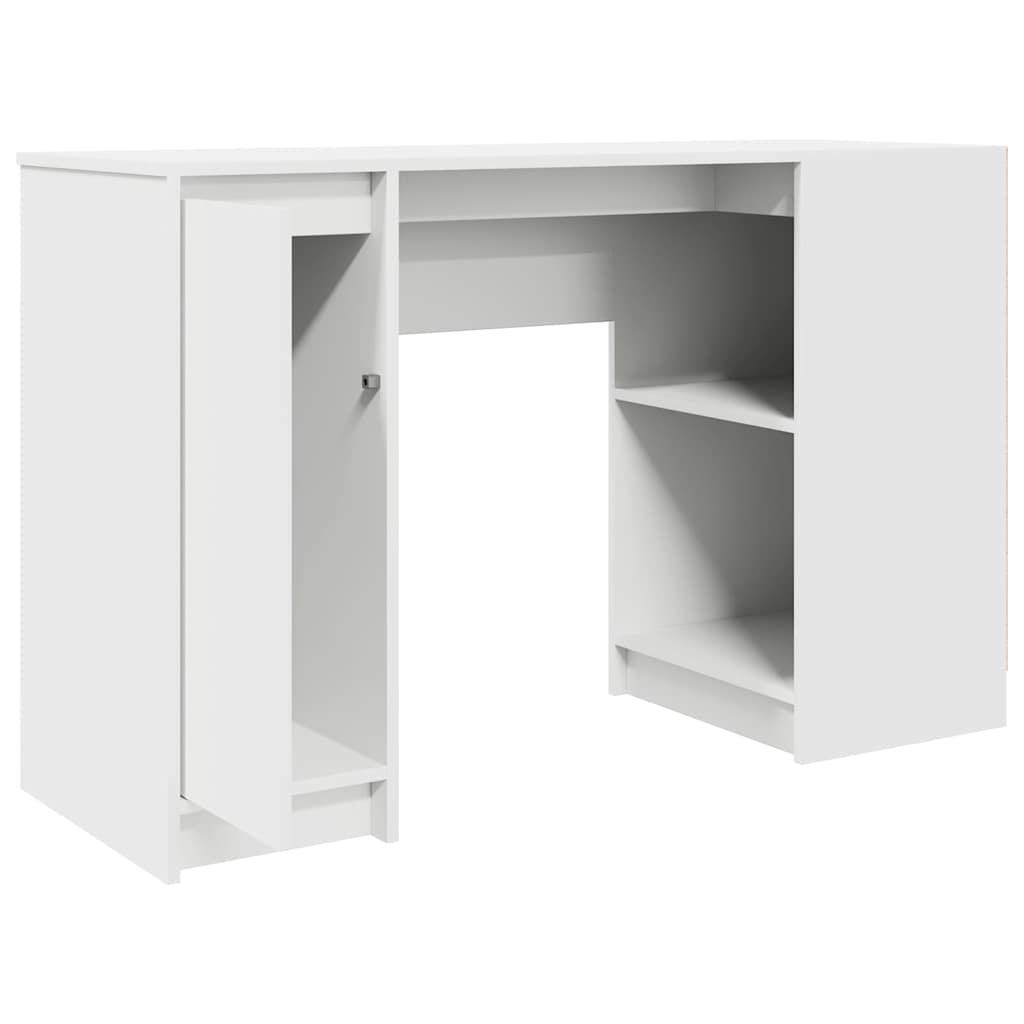 vidaXL Desk White 120x42x76 cm Engineered Wood