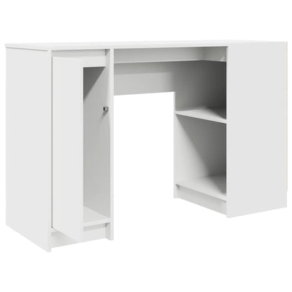 vidaXL Desk White 120x42x76 cm Engineered Wood