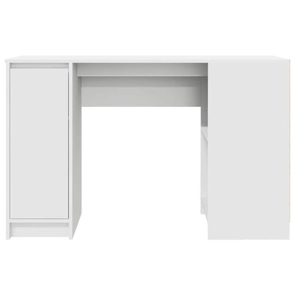vidaXL Desk White 120x42x76 cm Engineered Wood