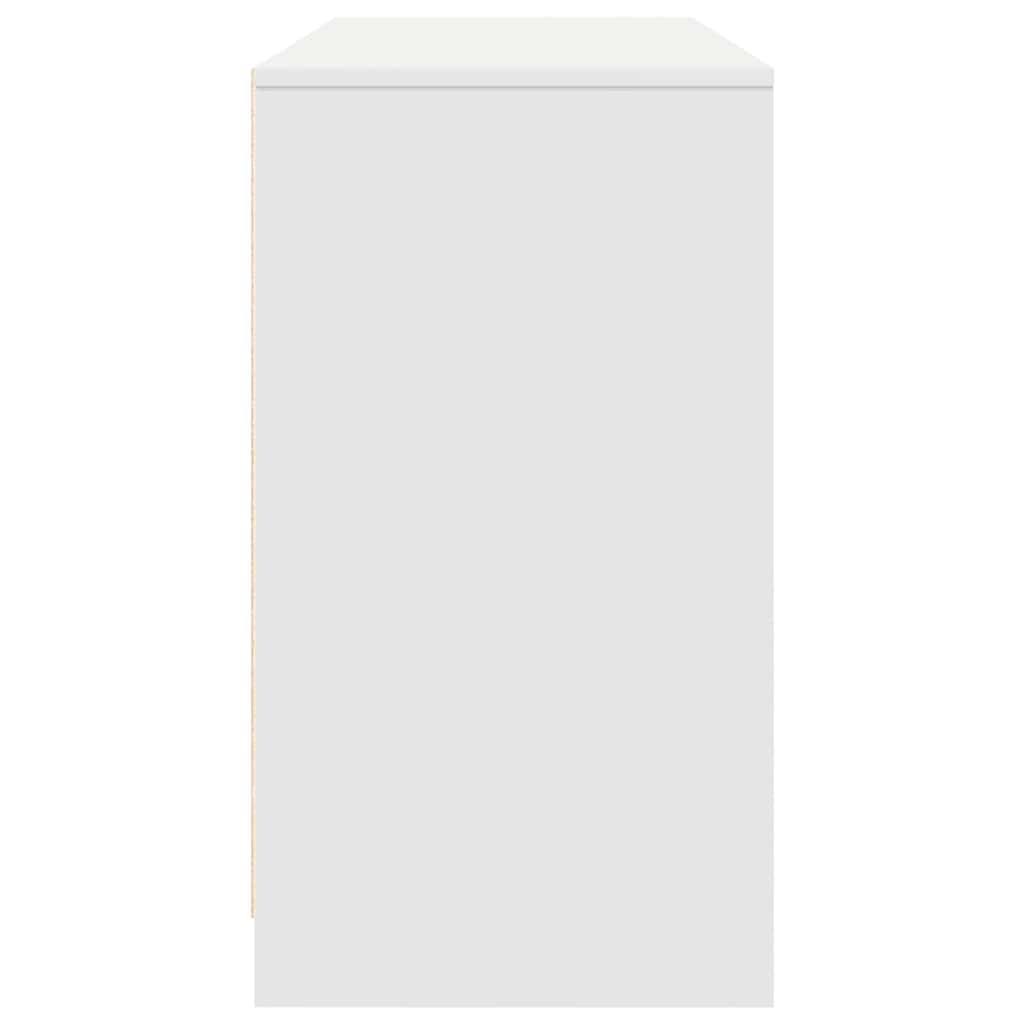 vidaXL Desk White 120x42x76 cm Engineered Wood