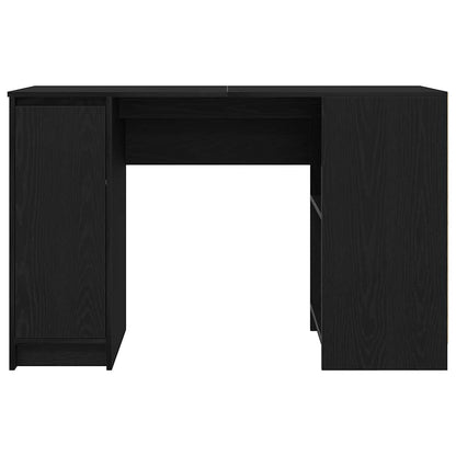 vidaXL Desk Black Oak 120x42x76 cm Engineered Wood