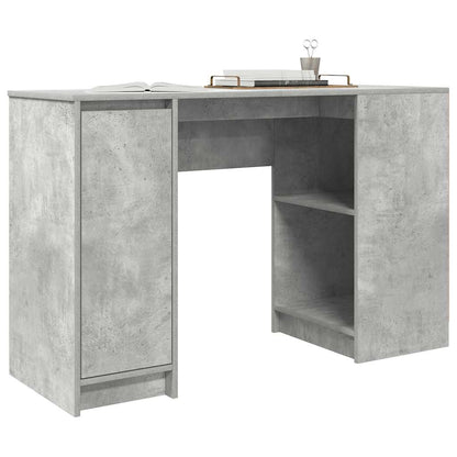 vidaXL Desk Concrete Grey 120x42x76 cm Engineered Wood