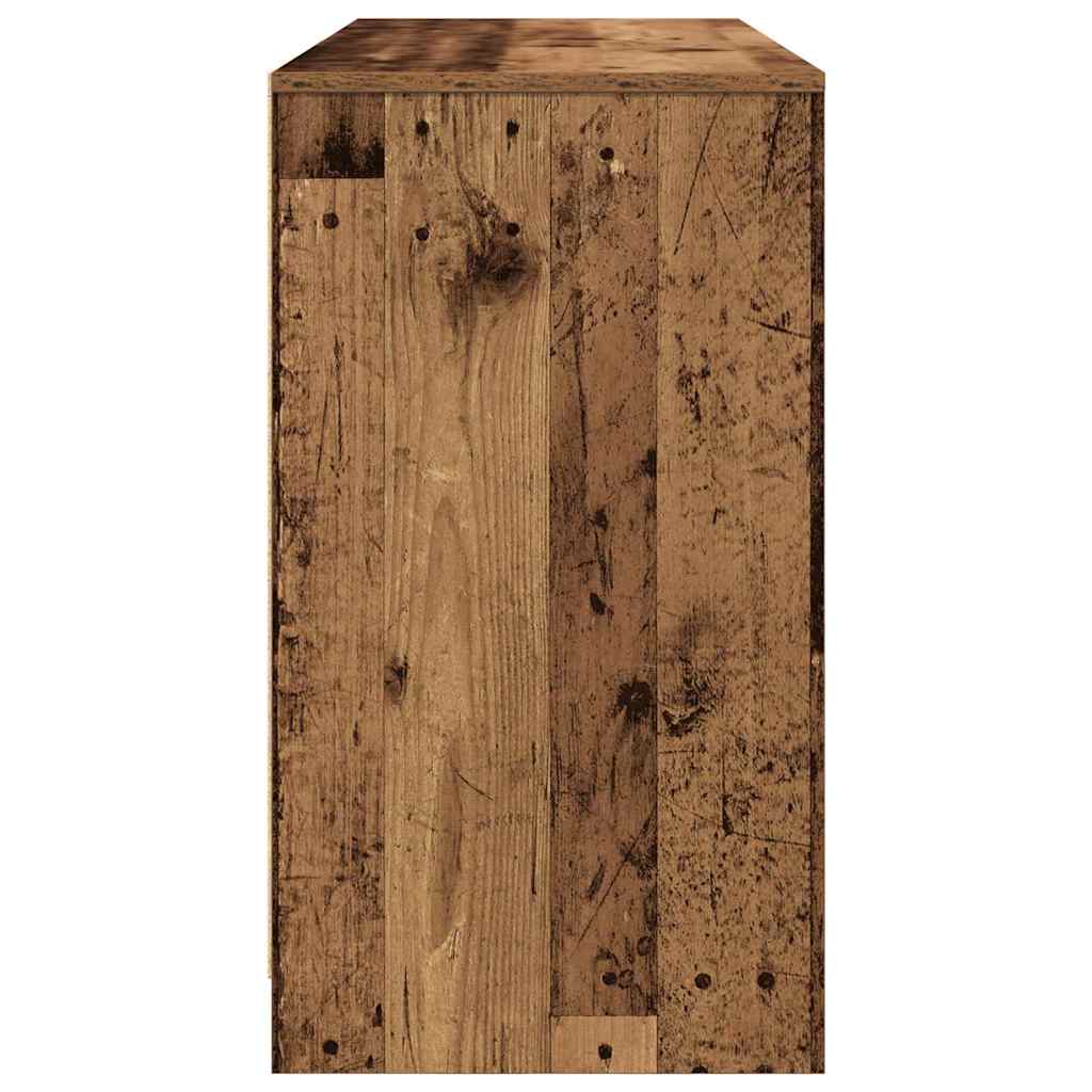 vidaXL Desk Old Wood 120x42x76 cm Engineered Wood
