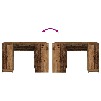 vidaXL Desk Old Wood 120x42x76 cm Engineered Wood