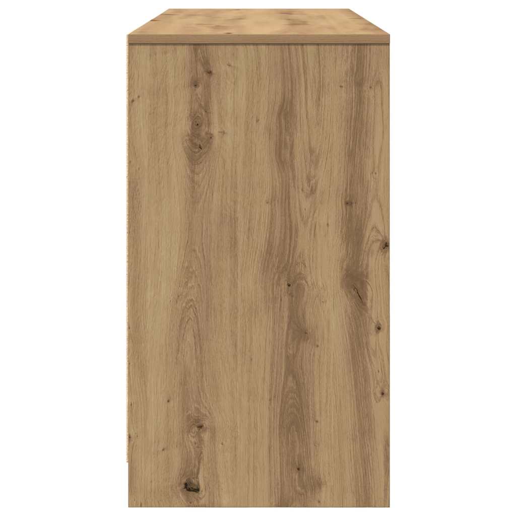 vidaXL Desk Artisan Oak 120x42x76 cm Engineered Wood