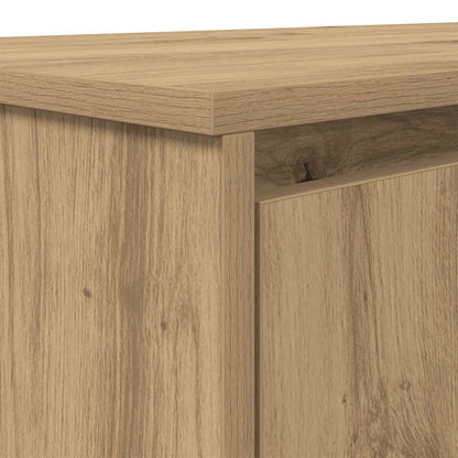 vidaXL Desk Artisan Oak 120x42x76 cm Engineered Wood