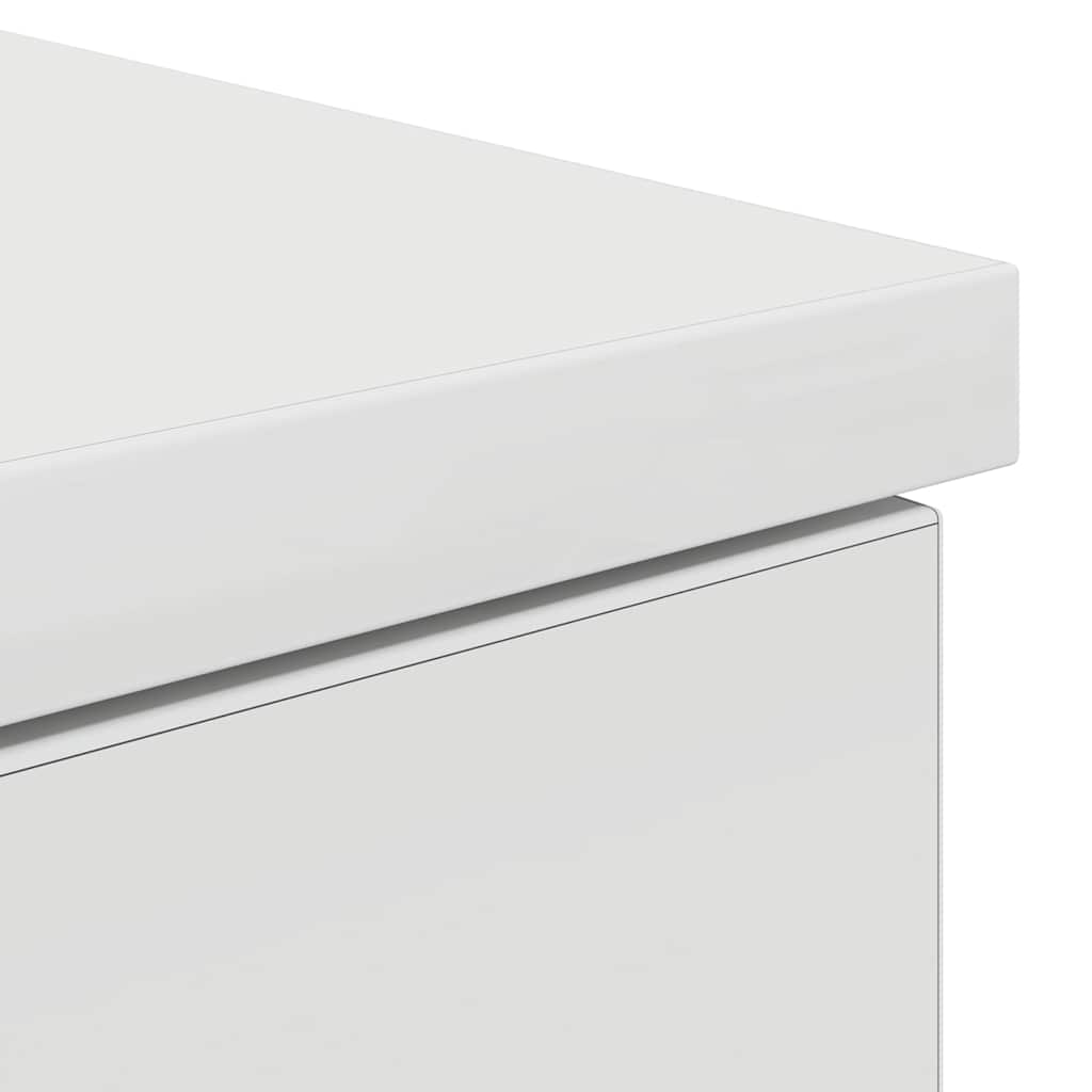 vidaXL Desk White 86x49x76 cm Engineered Wood