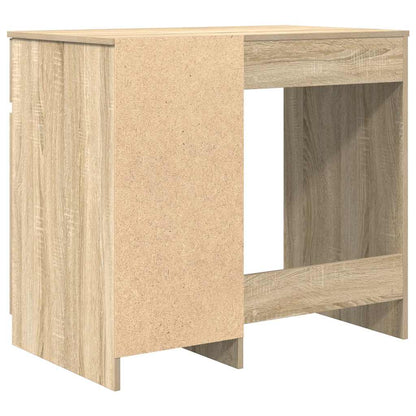 vidaXL Desk Sonoma Oak 86x49x76 cm Engineered Wood