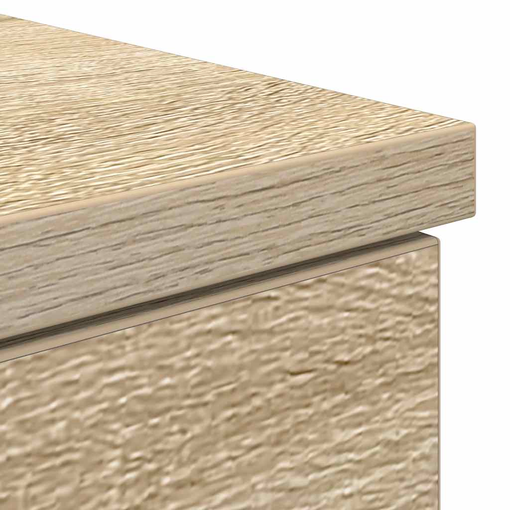 vidaXL Desk Sonoma Oak 86x49x76 cm Engineered Wood
