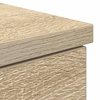 vidaXL Desk Sonoma Oak 86x49x76 cm Engineered Wood