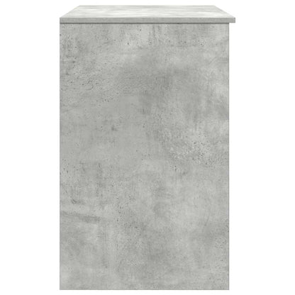 vidaXL Desk Concrete Grey 86x49x76 cm Engineered Wood