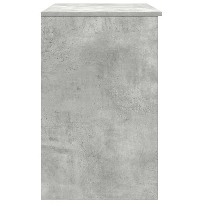 vidaXL Desk Concrete Grey 86x49x76 cm Engineered Wood