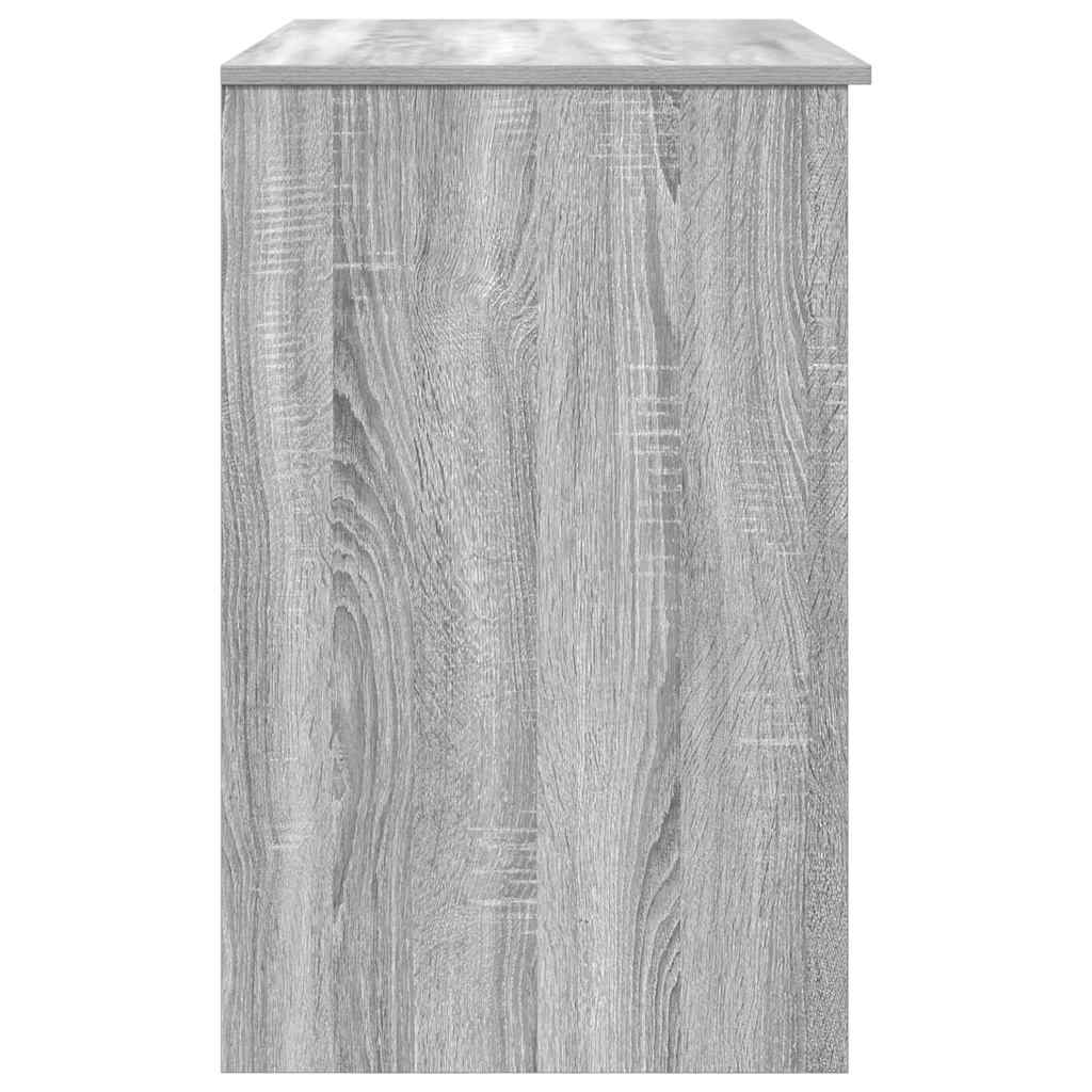 vidaXL Desk Grey Sonoma 86x49x76 cm Engineered Wood